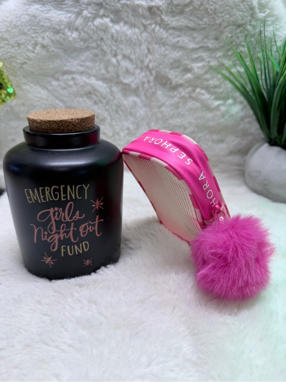 FREE Emergency Fund Jar & Fuzzy Pouch, Add to Cart & Send Offer Less $5 👛